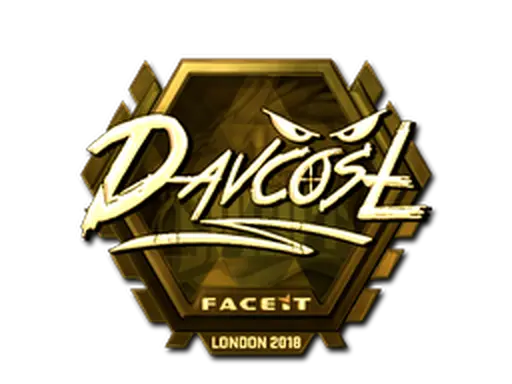 Sticker | DavCost (Gold) | London 2018