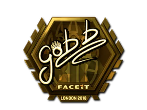 Sticker | gob b (Gold) | London 2018