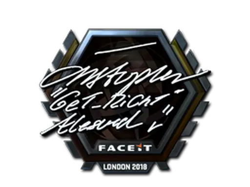 Sticker | GeT_RiGhT (Foil) | London 2018