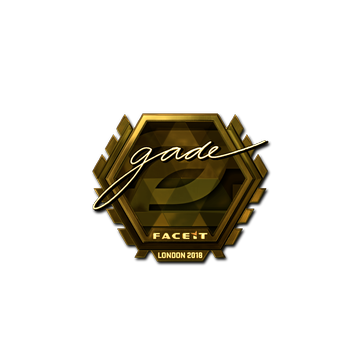 Sticker | gade (Gold) | London 2018