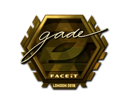 Sticker | gade (Gold) | London 2018