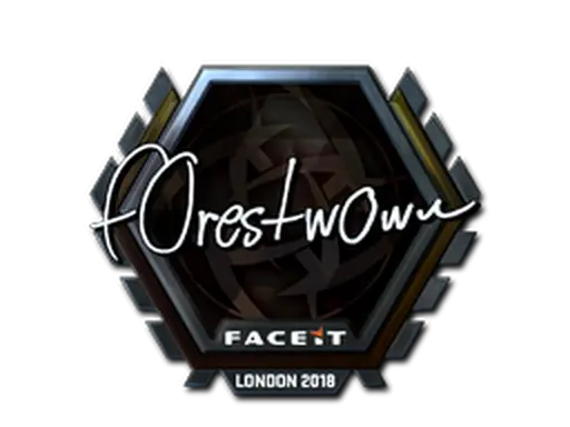 Sticker | f0rest (Foil) | London 2018