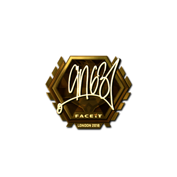 Sticker | ANGE1 (Gold) | London 2018