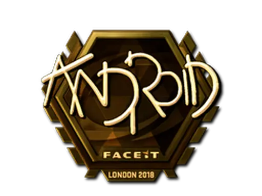 Sticker | ANDROID (Gold) | London 2018