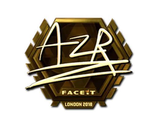 Sticker | AZR (Gold) | London 2018