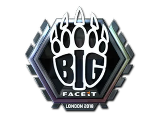 Sticker | BIG (Foil) | London 2018