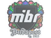 Sticker | MIBR (Embroidered) | Budapest 2025 image
