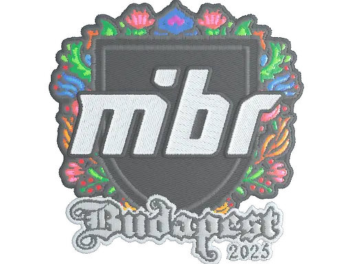 Sticker | MIBR (Embroidered) | Budapest 2025