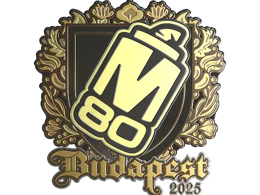 Sticker | M80 (Gold) | Budapest 2025