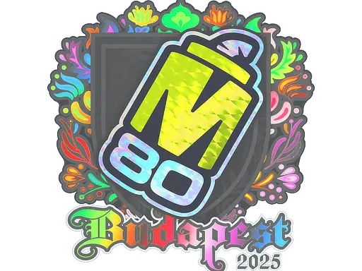 Sticker | M80 (Holo) | Budapest 2025