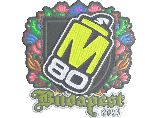 Sticker | M80 (Embroidered) | Budapest 2025