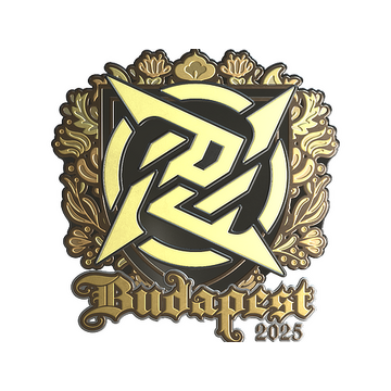 Sticker | Ninjas in Pyjamas (Gold) | Budapest 2025