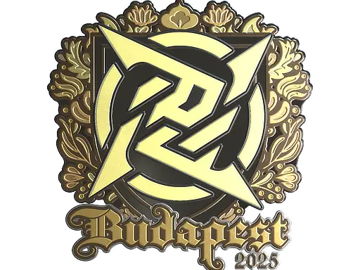 Sticker | Ninjas in Pyjamas (Gold) | Budapest 2025