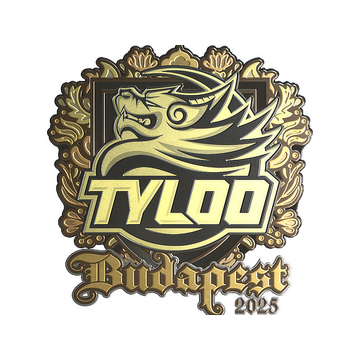 Sticker | TYLOO (Gold) | Budapest 2025