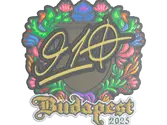 Sticker | 910 (Embroidered) | Budapest 2025 image