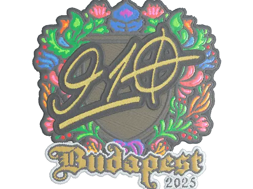 Sticker | 910 (Embroidered) | Budapest 2025