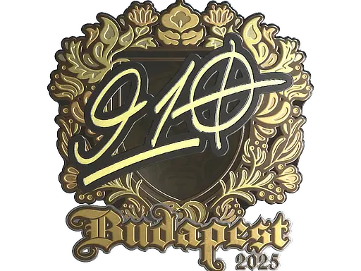 Sticker | 910 (Gold) | Budapest 2025