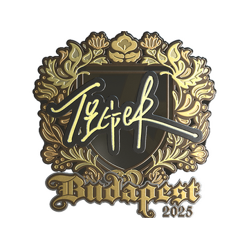 Sticker | Tiger (Gold) | Budapest 2025
