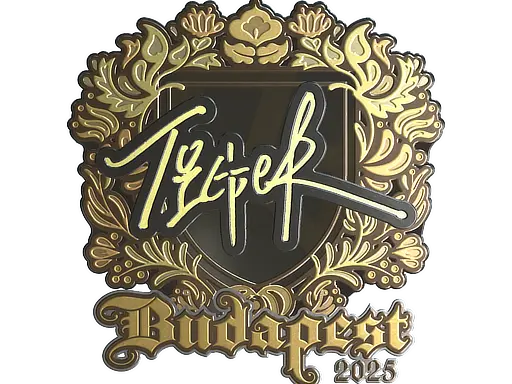 Sticker | Tiger (Gold) | Budapest 2025