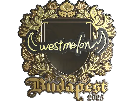 Sticker | westmelon (Gold) | Budapest 2025