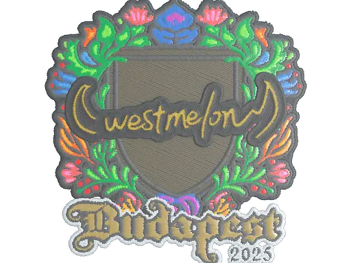 Sticker | westmelon (Embroidered) | Budapest 2025