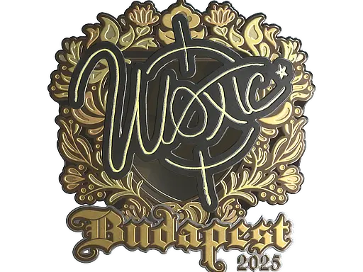 Sticker | woxic (Gold) | Budapest 2025