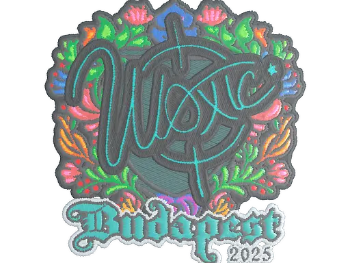 Sticker | woxic (Embroidered) | Budapest 2025