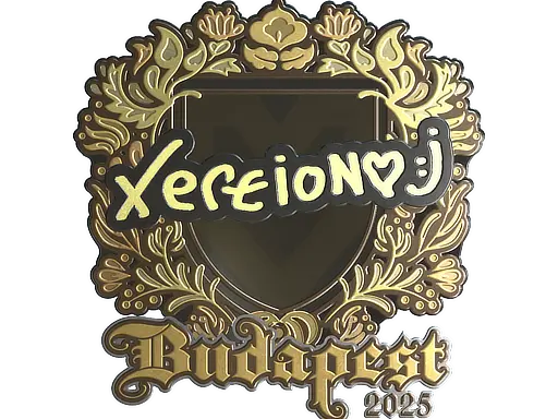 Sticker | xertioN (Gold) | Budapest 2025