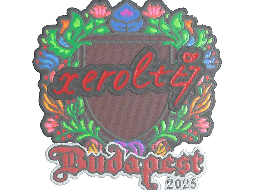 Sticker | xerolte (Embroidered) | Budapest 2025