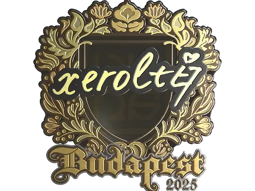 Sticker | xerolte (Gold) | Budapest 2025