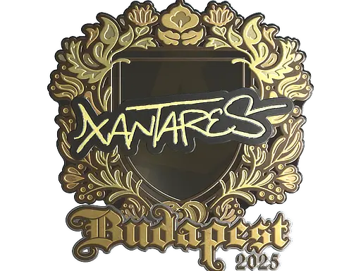 Sticker | XANTARES (Gold) | Budapest 2025
