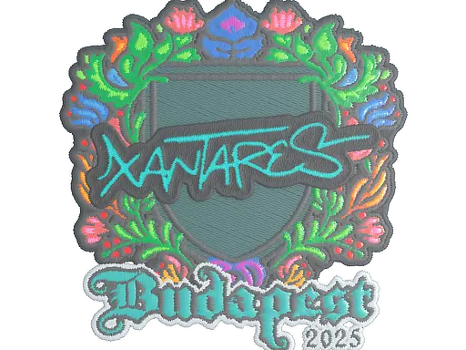 Sticker | XANTARES (Embroidered) | Budapest 2025
