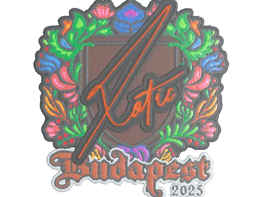 Sticker | XotiC (Embroidered) | Budapest 2025