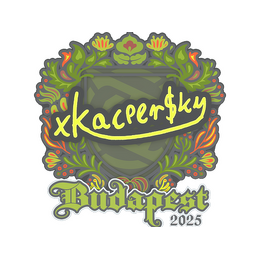Sticker | xKacpersky | Budapest 2025 image