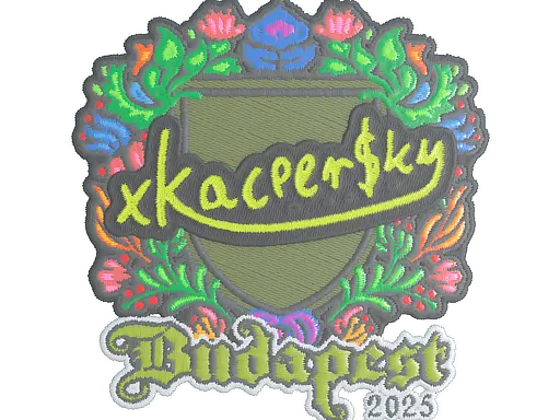 Sticker | xKacpersky (Embroidered) | Budapest 2025