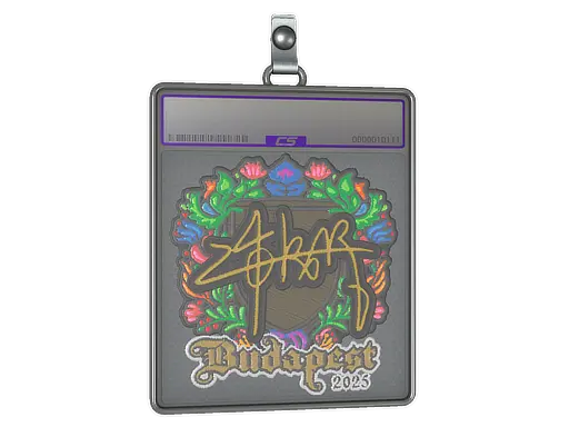 Sticker Slab | z4KR (Embroidered) | Budapest 2025