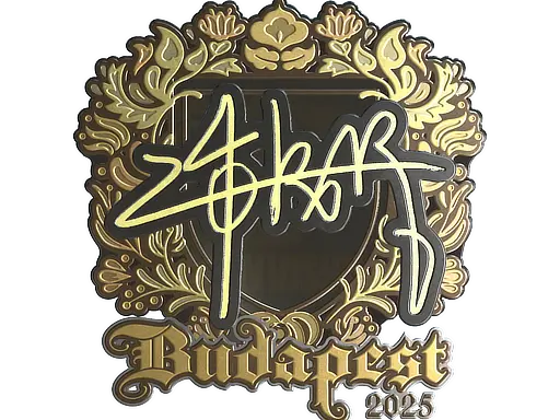 Sticker | z4KR (Gold) | Budapest 2025
