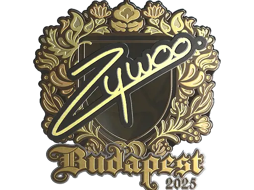 Sticker | ZywOo (Gold) | Budapest 2025