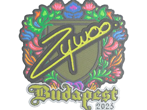 Sticker | ZywOo (Embroidered) | Budapest 2025
