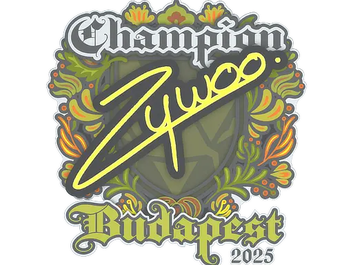 Sticker | ZywOo (Champion) | Budapest 2025