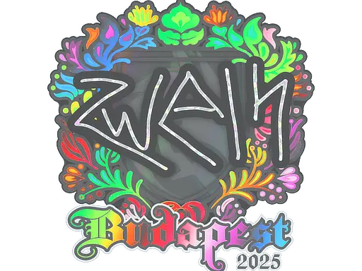Sticker | zweih (Holo) | Budapest 2025