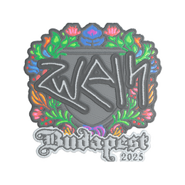 Sticker | zweih (Embroidered) | Budapest 2025 image