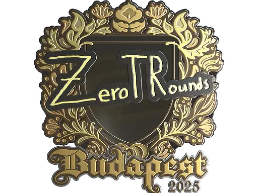 Sticker | ztr (Gold) | Budapest 2025