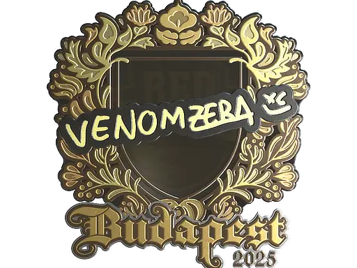 Sticker | venomzera (Gold) | Budapest 2025