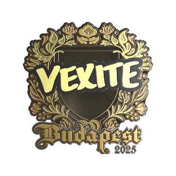 Sticker | vexite (Gold) | Budapest 2025
