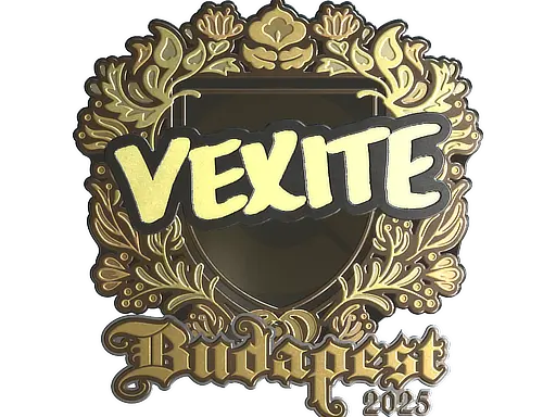 Sticker | vexite (Gold) | Budapest 2025