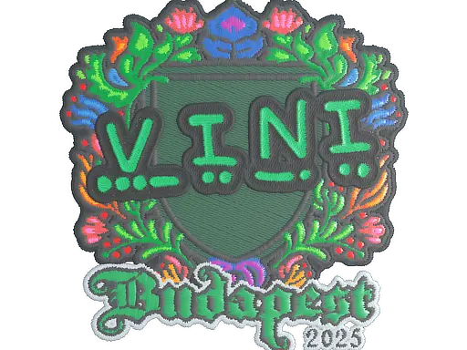 Sticker | VINI (Embroidered) | Budapest 2025