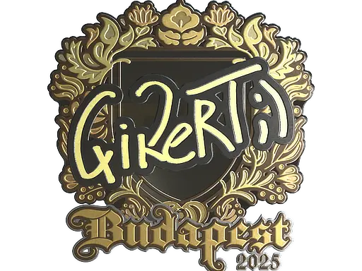 Sticker | qikert (Gold) | Budapest 2025