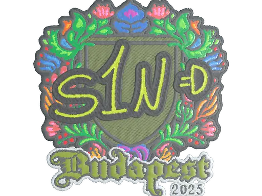 Sticker | s1n (Embroidered) | Budapest 2025