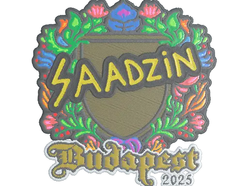Sticker | saadzin (Embroidered) | Budapest 2025